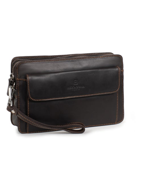 Pochette dragonne  Cuir FÉLIN - Kiabi