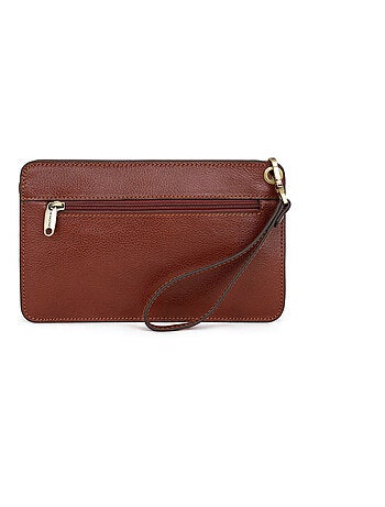 Pochette dragonne cuir république hexagona