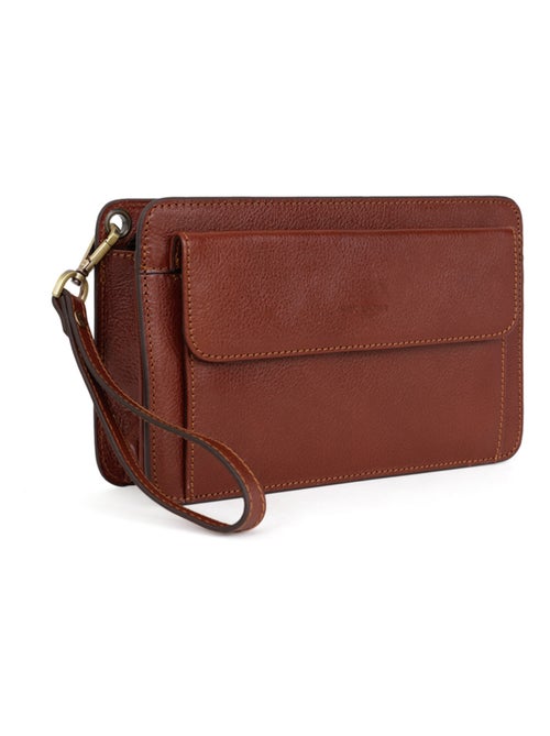 Pochette dragonne  Cuir RÉPUBLIQUE - Kiabi