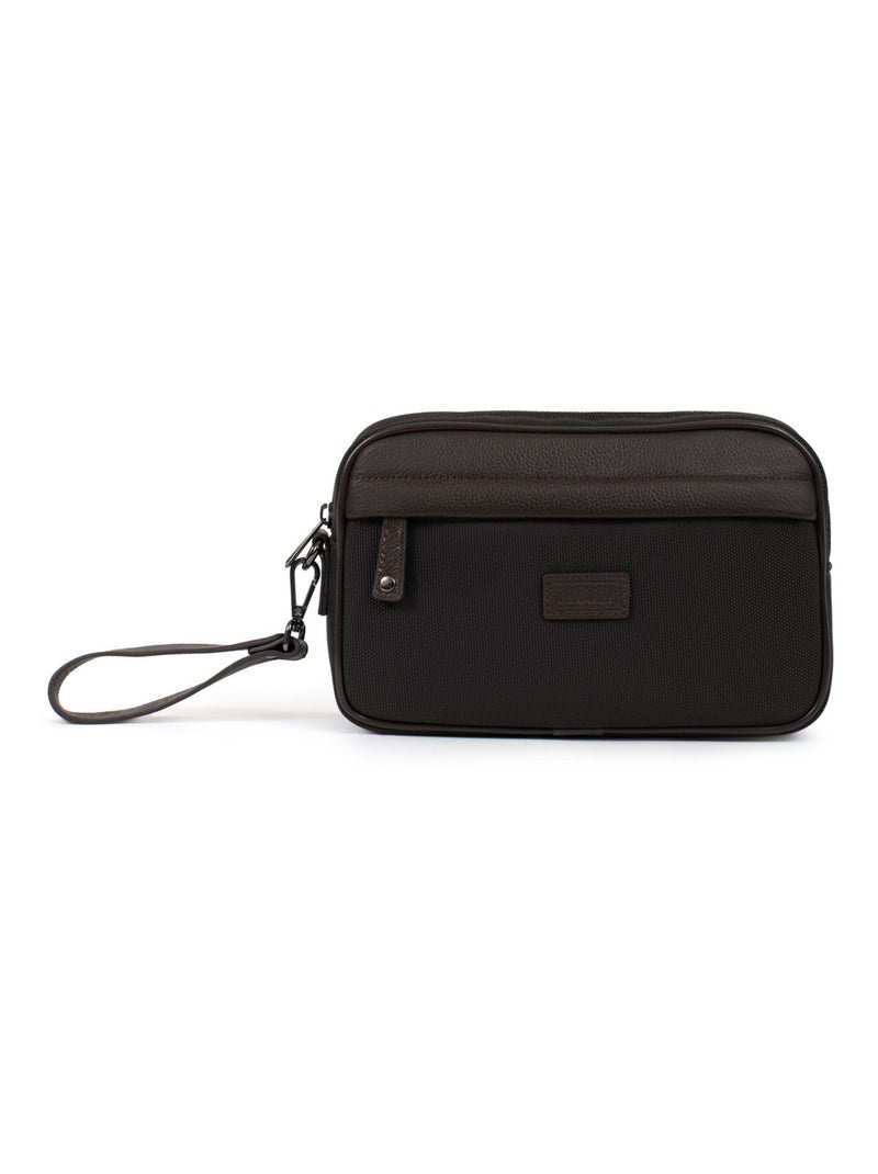 Pochette dragonne FAGOLA Marron foncé - Kiabi