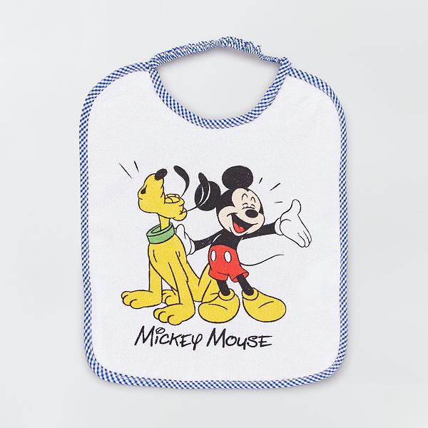 Pochette Drap De Bain Et Bavoir Mickey Mouse Bebe Garcon Bleu Kiabi 10 00