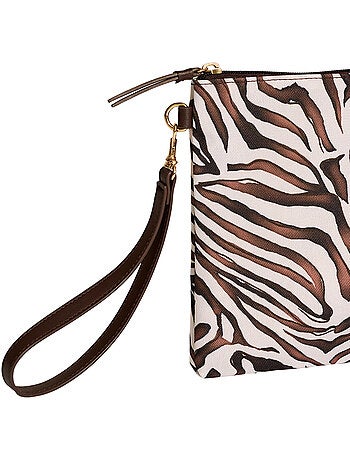 Pochette estivale zébrée Complementos