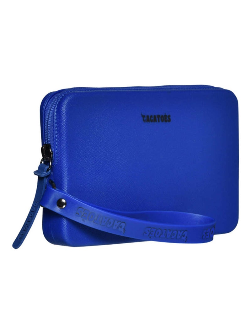 Pochette Gabriela Classic Cacatoès Bleu roi - Kiabi