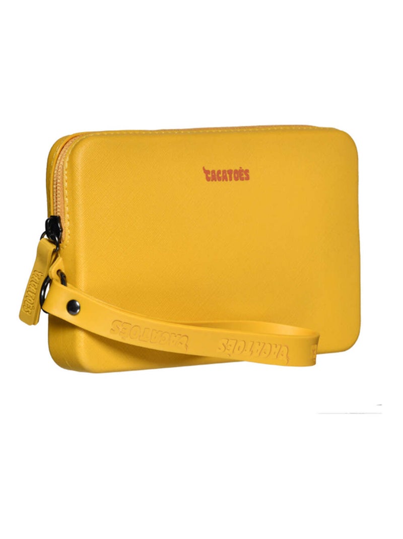Pochette Gabriela Classic Cacatoès Moutarde - Kiabi