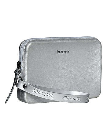 Pochette Gabriela Metallic Cacatoès