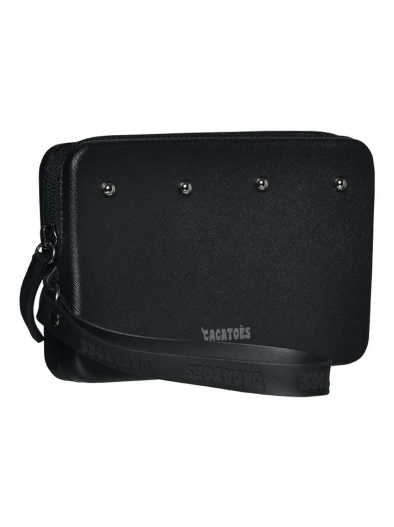 Pochette Gabriela Studded Cacatoès Noir - Kiabi