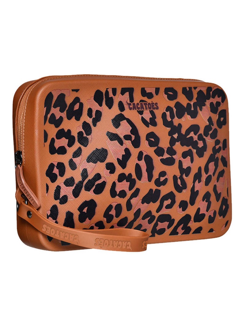 Pochette Gisela Animal Print Cacatoès Sahara - Kiabi