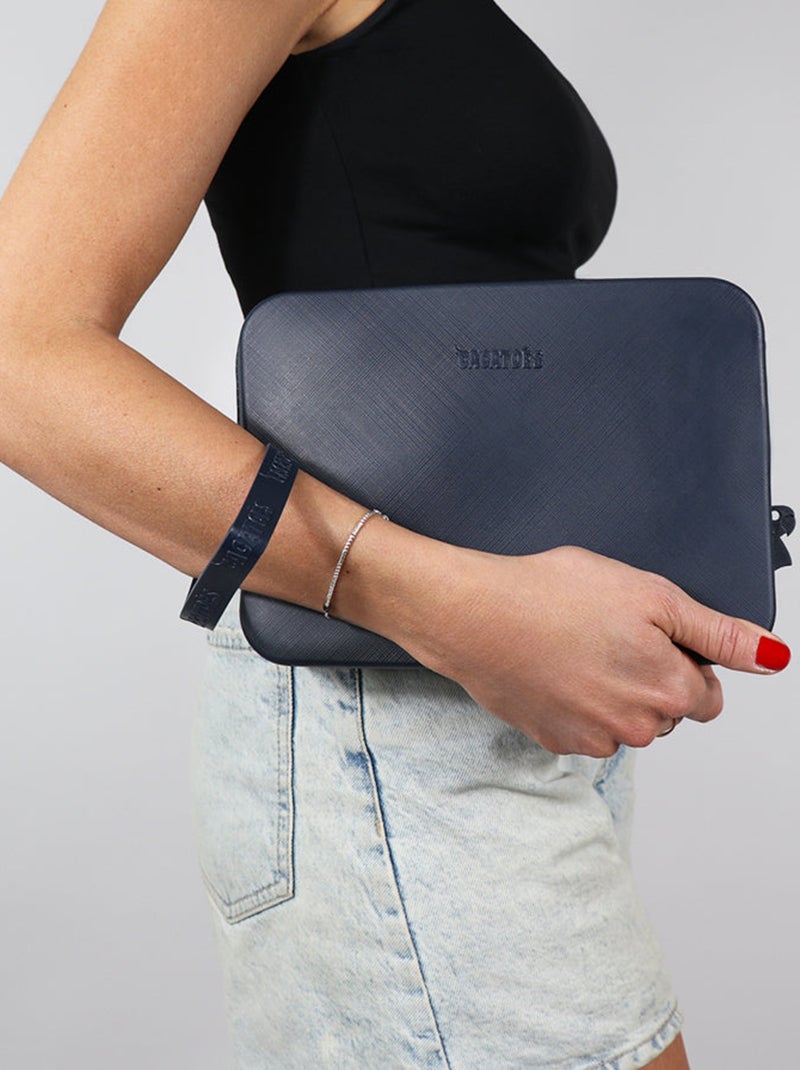 Pochette Gisela Classic Cacatoès Bleu marine - Kiabi