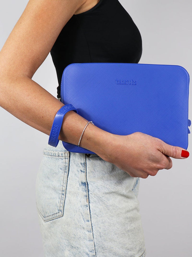 Pochette Gisela Classic Cacatoès Bleu roi - Kiabi