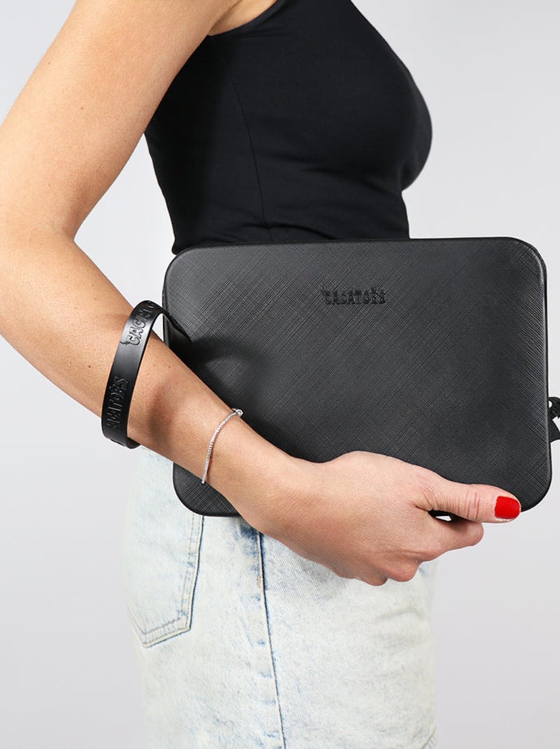 Pochette Gisela Classic Cacatoès Noir - Kiabi