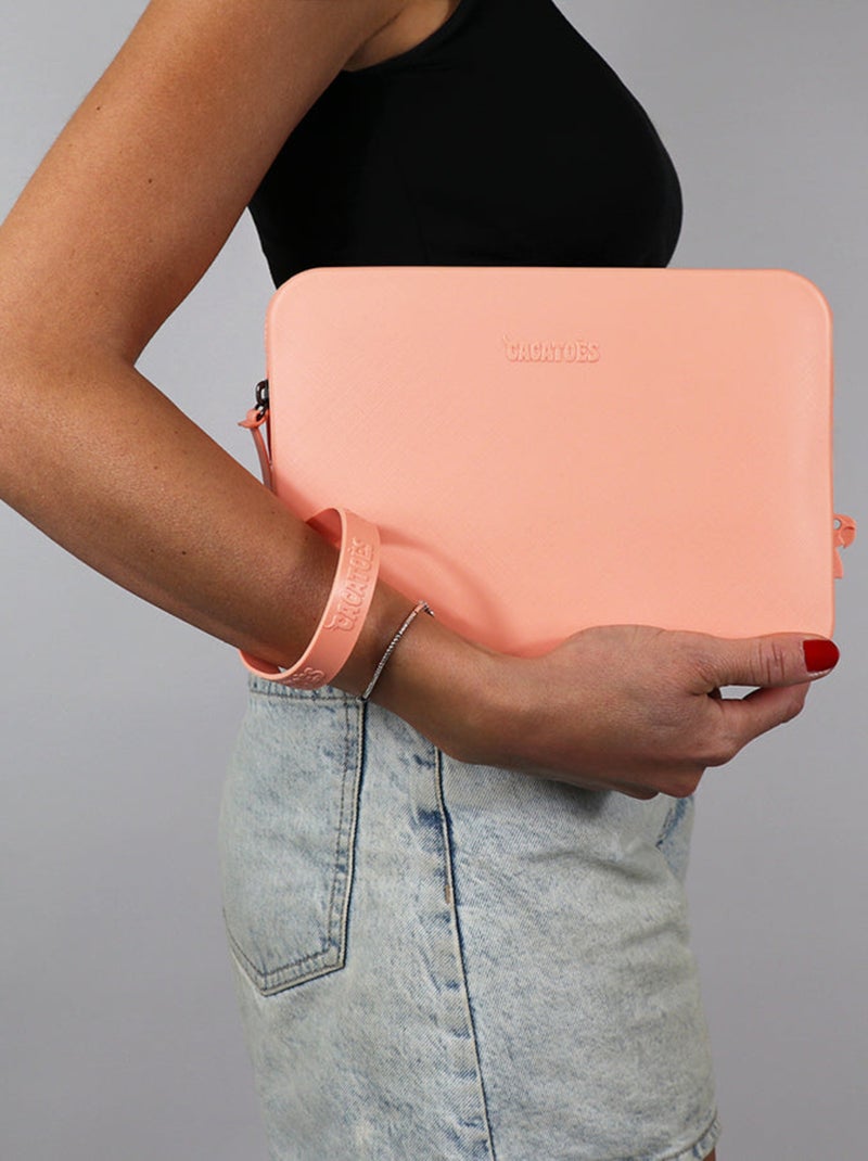 Pochette Gisela Classic Cacatoès Saumon - Kiabi