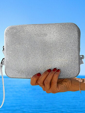 Pochette Gisela Glitter Cacatoès