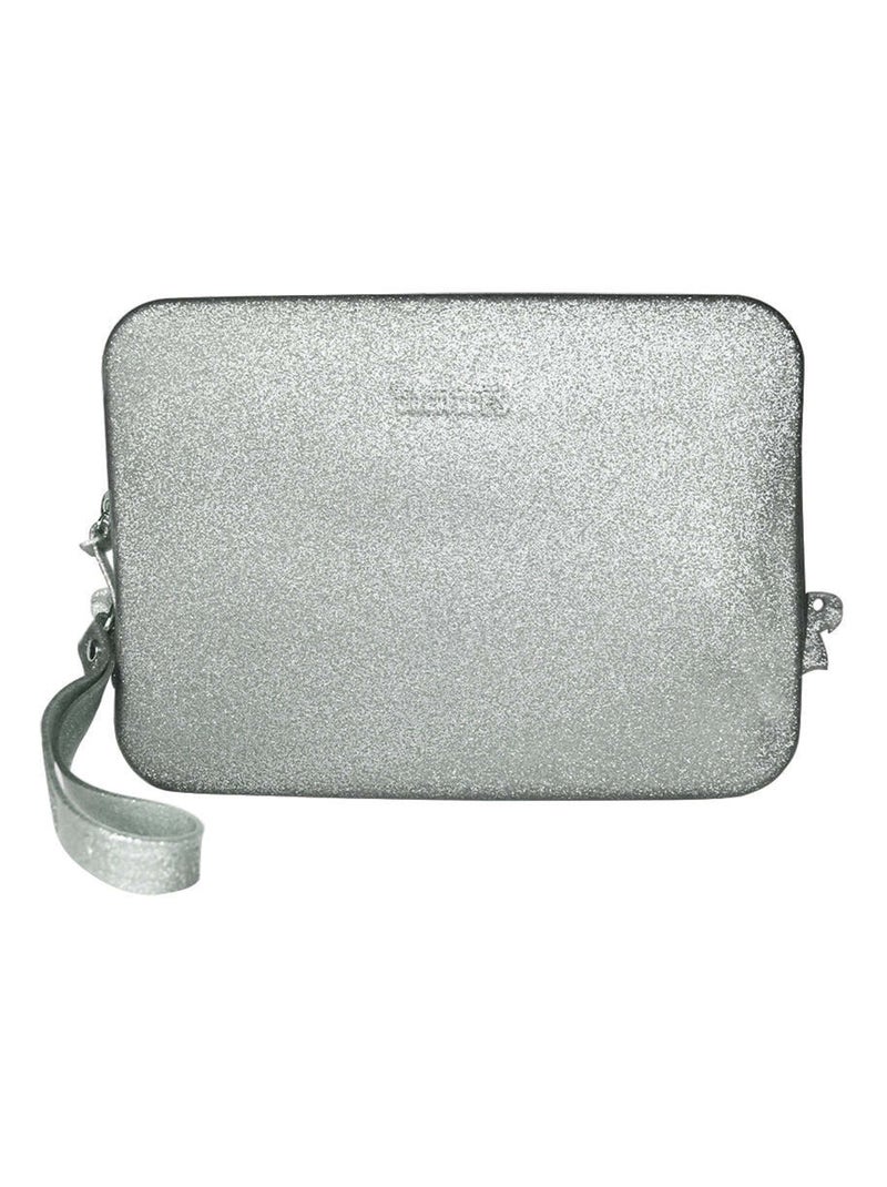 Pochette Gisela Glitter Cacatoès Argent - Kiabi
