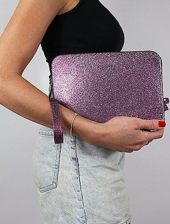 Pochette Gisela Glitter Cacatoès