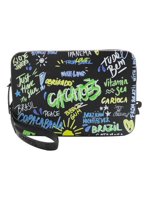 Pochette Gisela Graffiti Cacatoès - Kiabi