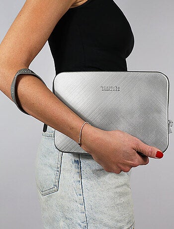 Pochette Gisela Metallic Cacatoès