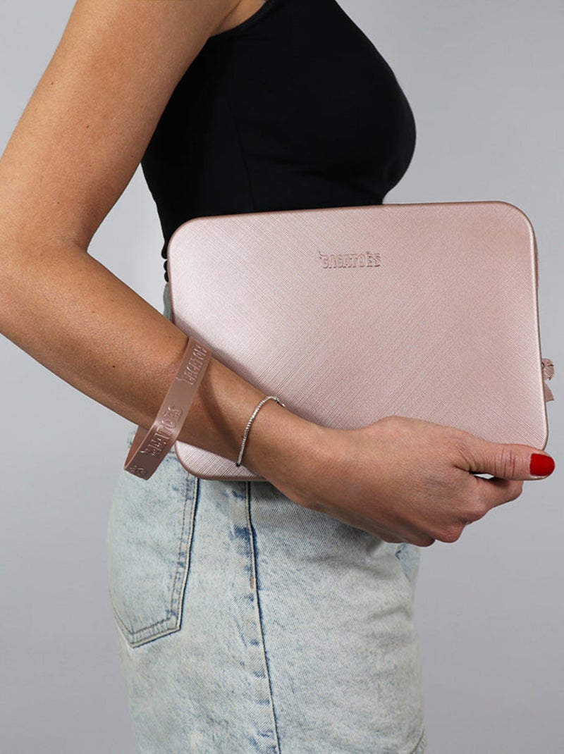 Pochette Gisela Metallic Cacatoès Cuivre - Kiabi