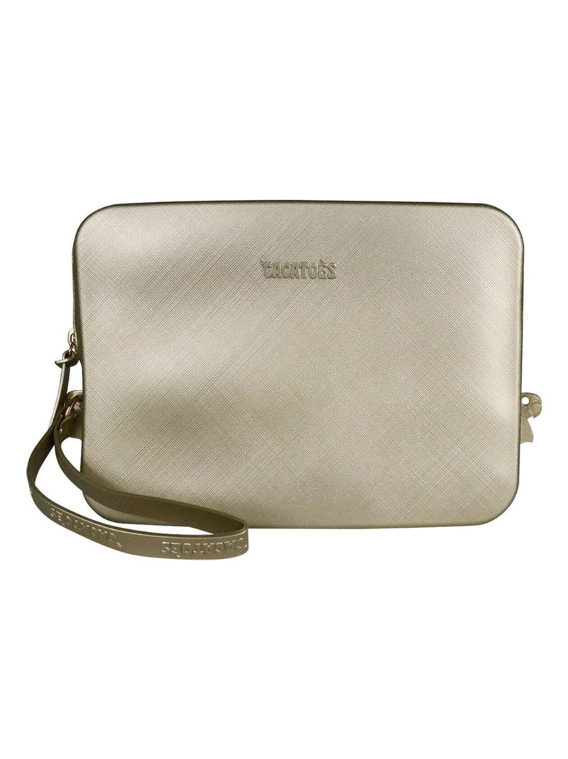 Pochette Gisela Metallic Cacatoès Doré/or - Kiabi