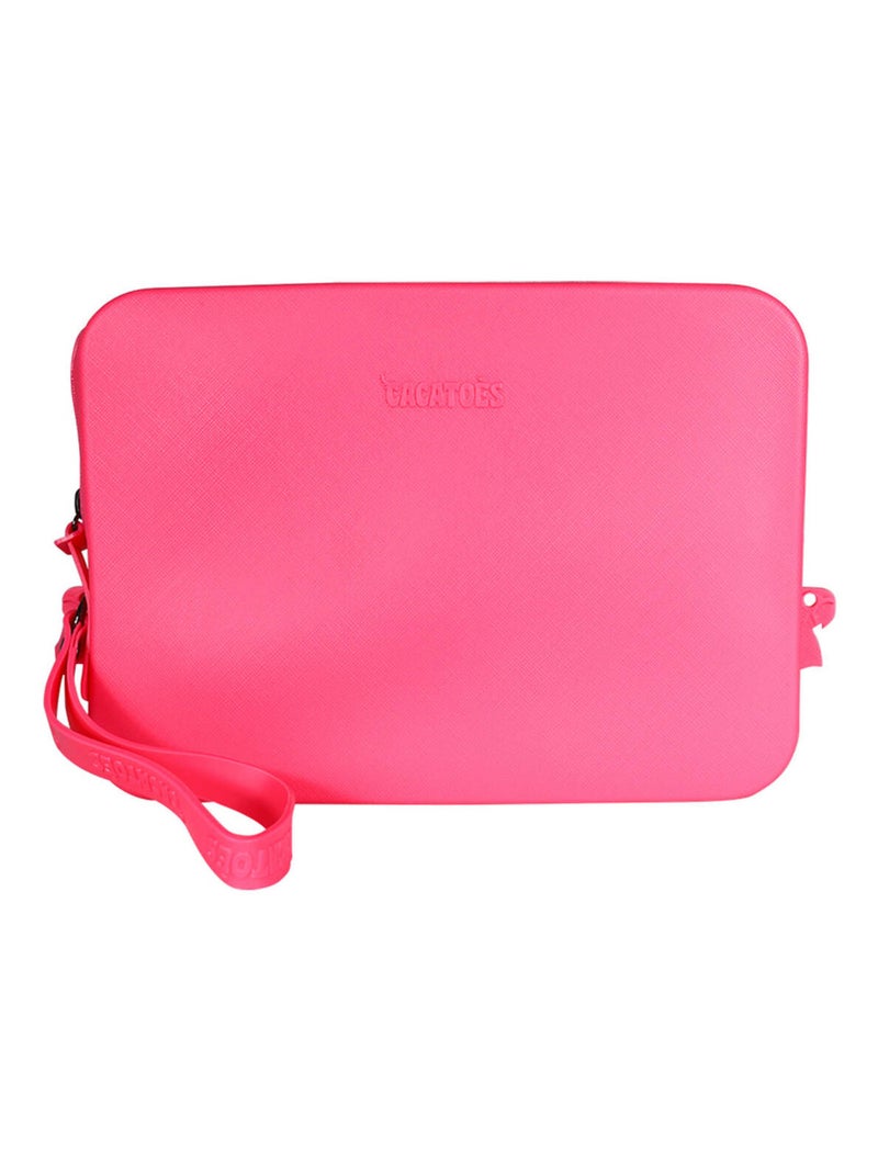 Pochette Gisela Neon Cacatoès Rose fluo - Kiabi