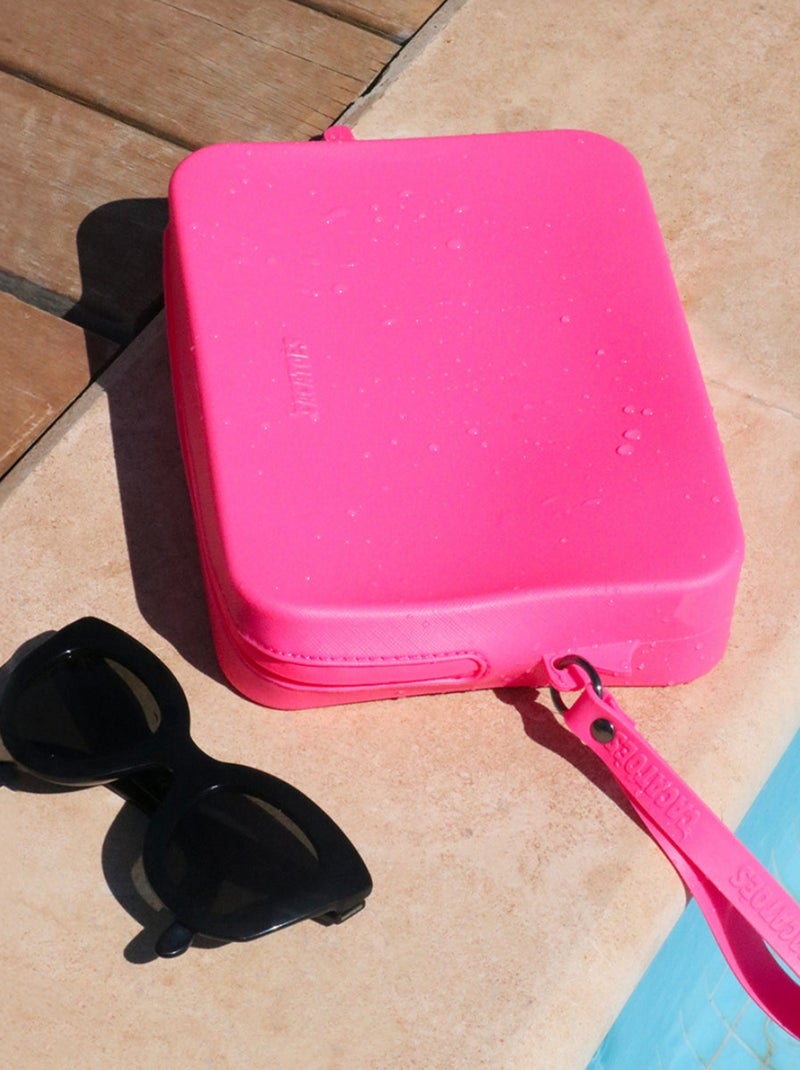 Pochette Gisela Neon Cacatoès Rose fluo - Kiabi