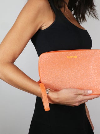 Pochette Gisela Transparente Cacatoès