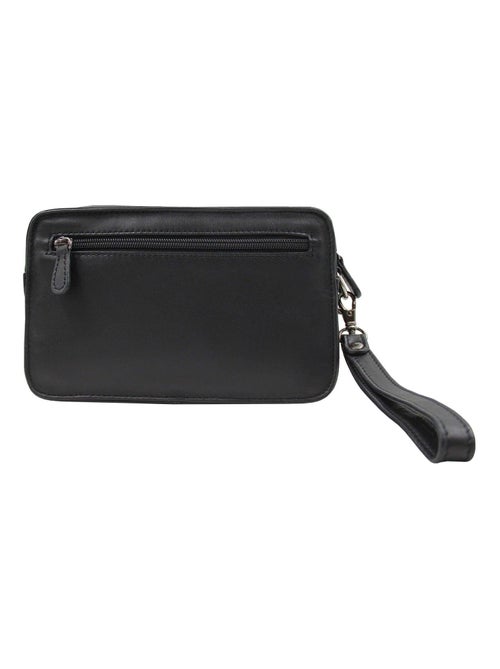 Pochette homme cuir Francinel Palerme - Kiabi
