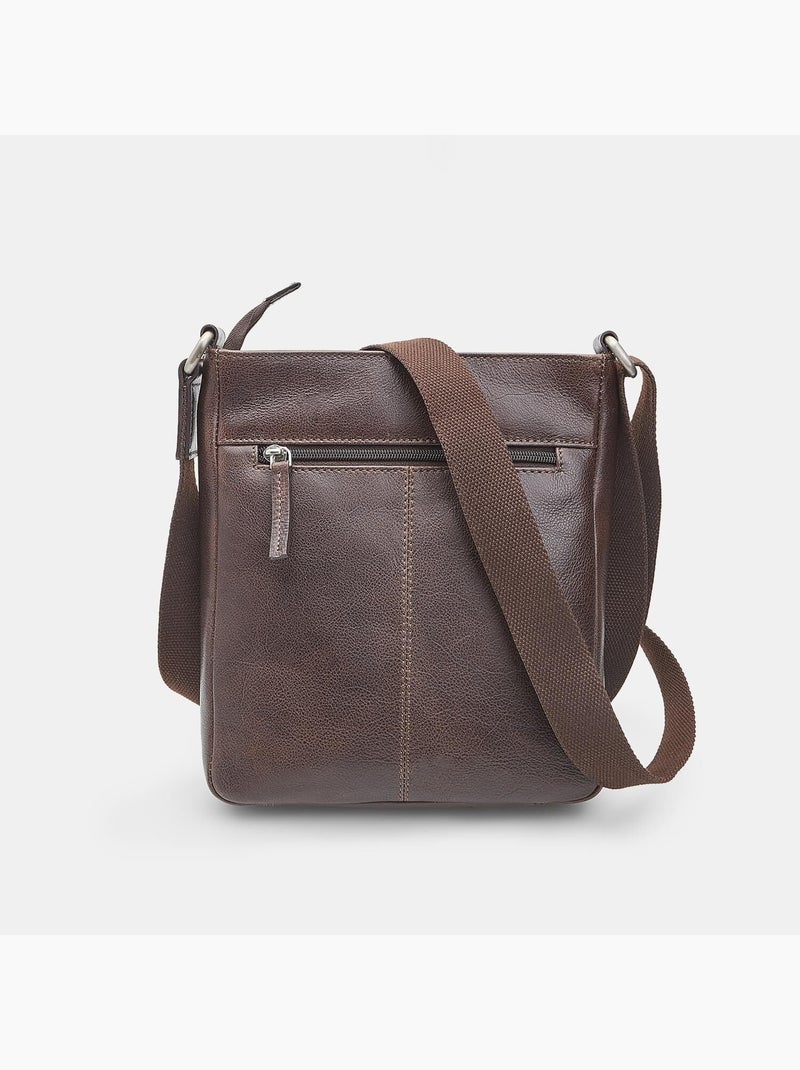 Pochette homme en cuir Marron - Kiabi