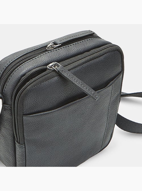 Pochette homme en cuir - Kiabi