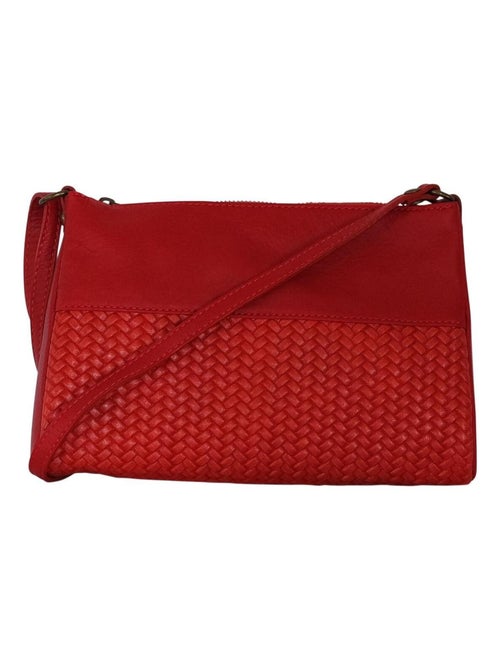 Pochette italienne cuir NINA - Kiabi