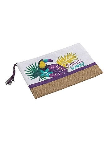 Pochette jute Hawaina