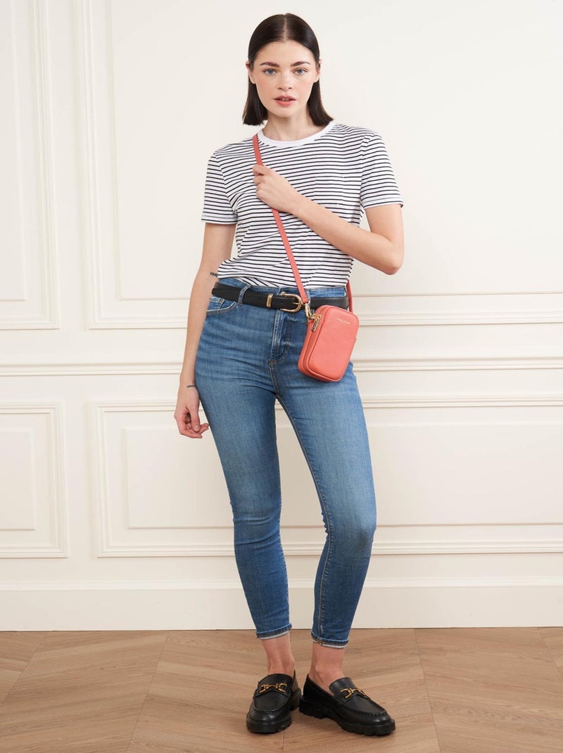 Pochette smartphone Zippé Dune Lancaster ,   Blush Rose - Kiabi