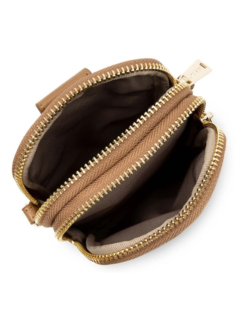 Pochette smartphone Zippé Dune Lancaster Marron - Kiabi