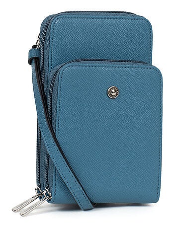 Pochette téléphone avec portecartes Stop RFID AVA