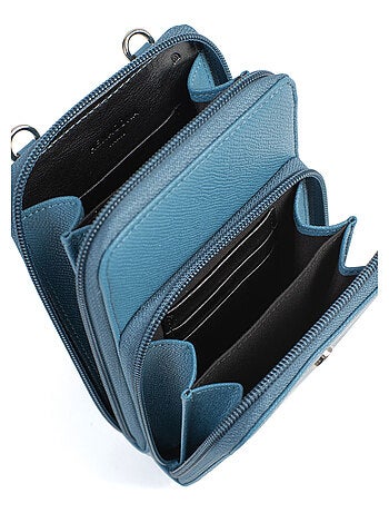 Pochette téléphone avec portecartes Stop RFID AVA