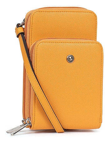 Pochette téléphone avec portecartes Stop RFID AVA