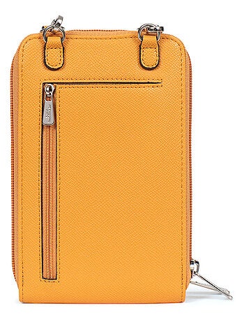 Pochette téléphone avec portecartes Stop RFID AVA