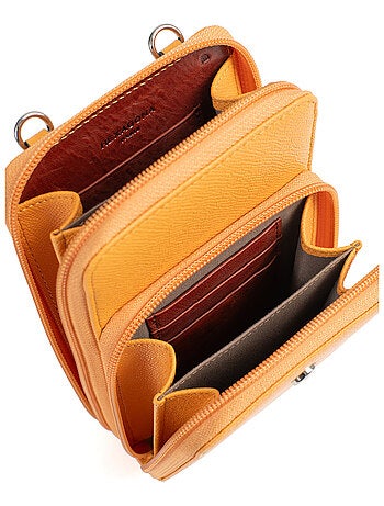 Pochette téléphone avec portecartes Stop RFID AVA