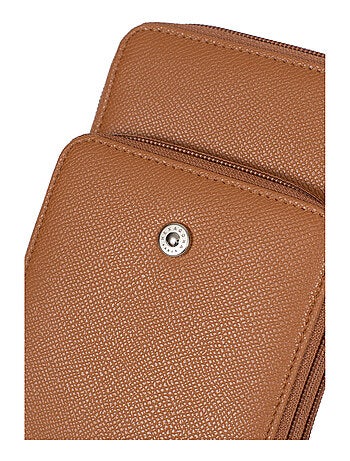 Pochette téléphone avec portecartes Stop RFID AVA