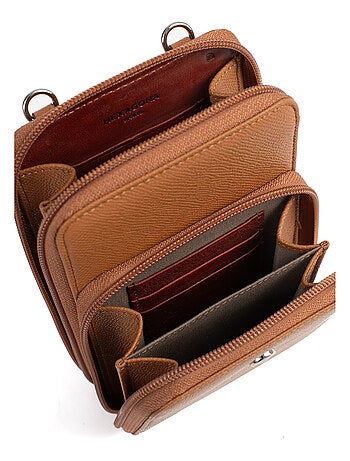 Pochette téléphone avec portecartes Stop RFID AVA