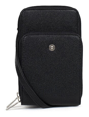 Pochette téléphone avec portecartes Stop RFID AVA