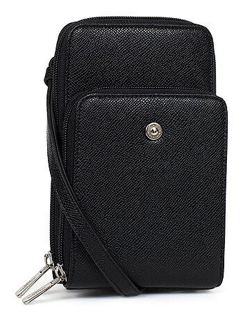 Pochette téléphone avec portecartes Stop RFID AVA