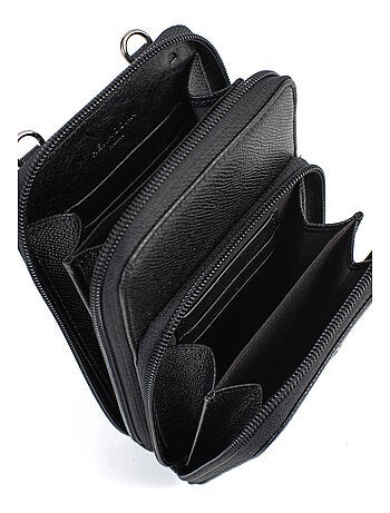 Pochette téléphone avec portecartes Stop RFID AVA
