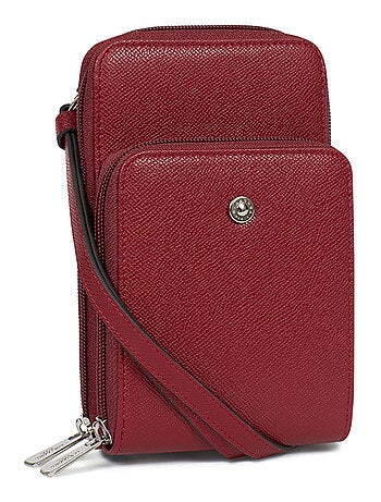 Pochette téléphone avec portecartes Stop RFID AVA
