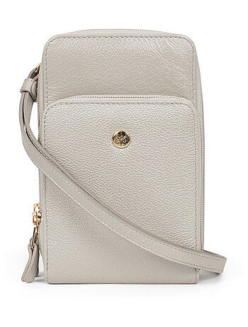 Pochette téléphone avec portecartes Stop RFID Cuir LUNA