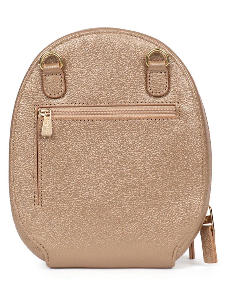 Pochette téléphone avec portecartes  Stop RFID  Cuir LUNA Doré/or - Kiabi