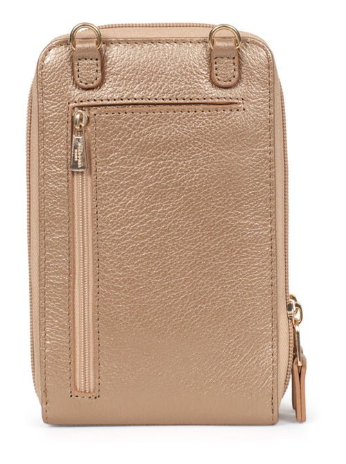 Pochette téléphone avec portecartes  Stop RFID  Cuir LUNA - Kiabi