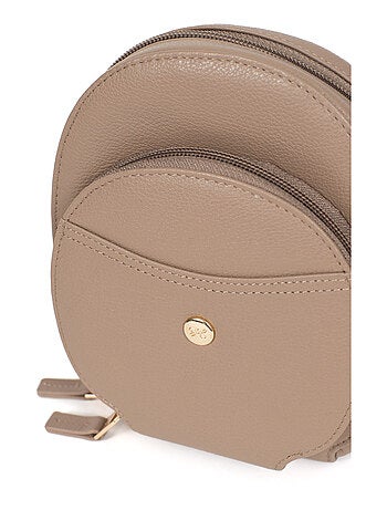 Pochette téléphone avec portecartes Stop RFID Cuir LUNA