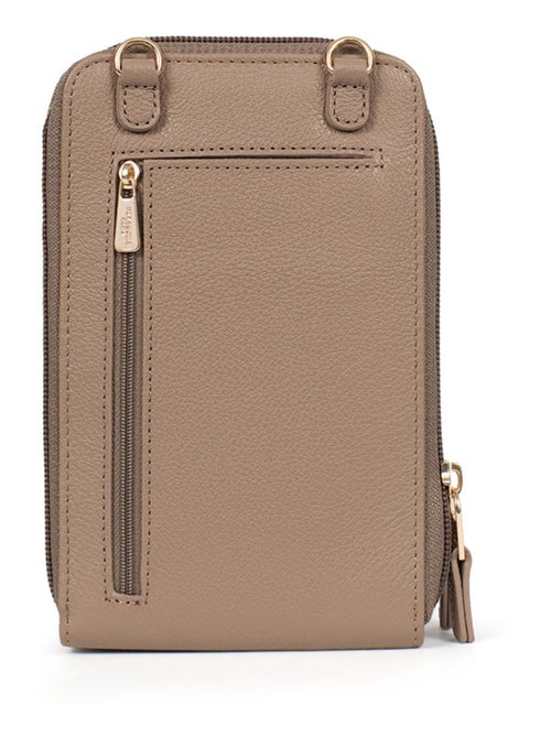 Pochette téléphone avec portecartes  Stop RFID  Cuir LUNA - Kiabi