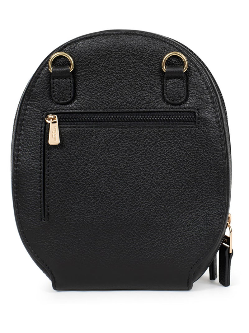 Pochette téléphone avec portecartes  Stop RFID  Cuir LUNA Noir - Kiabi