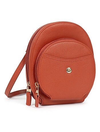 Pochette téléphone avec portecartes Stop RFID Cuir LUNA